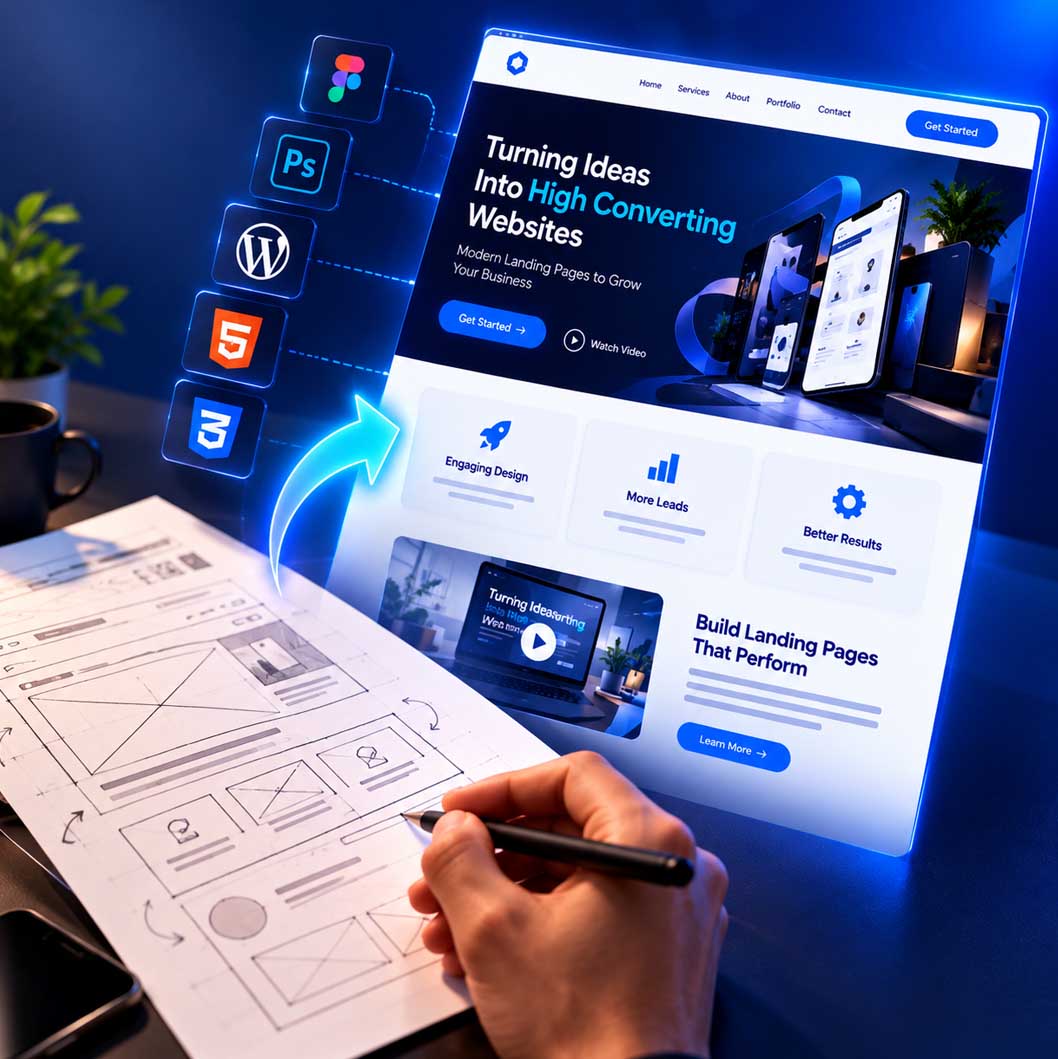 Landing Page Design for Digital Marketing Campaigns