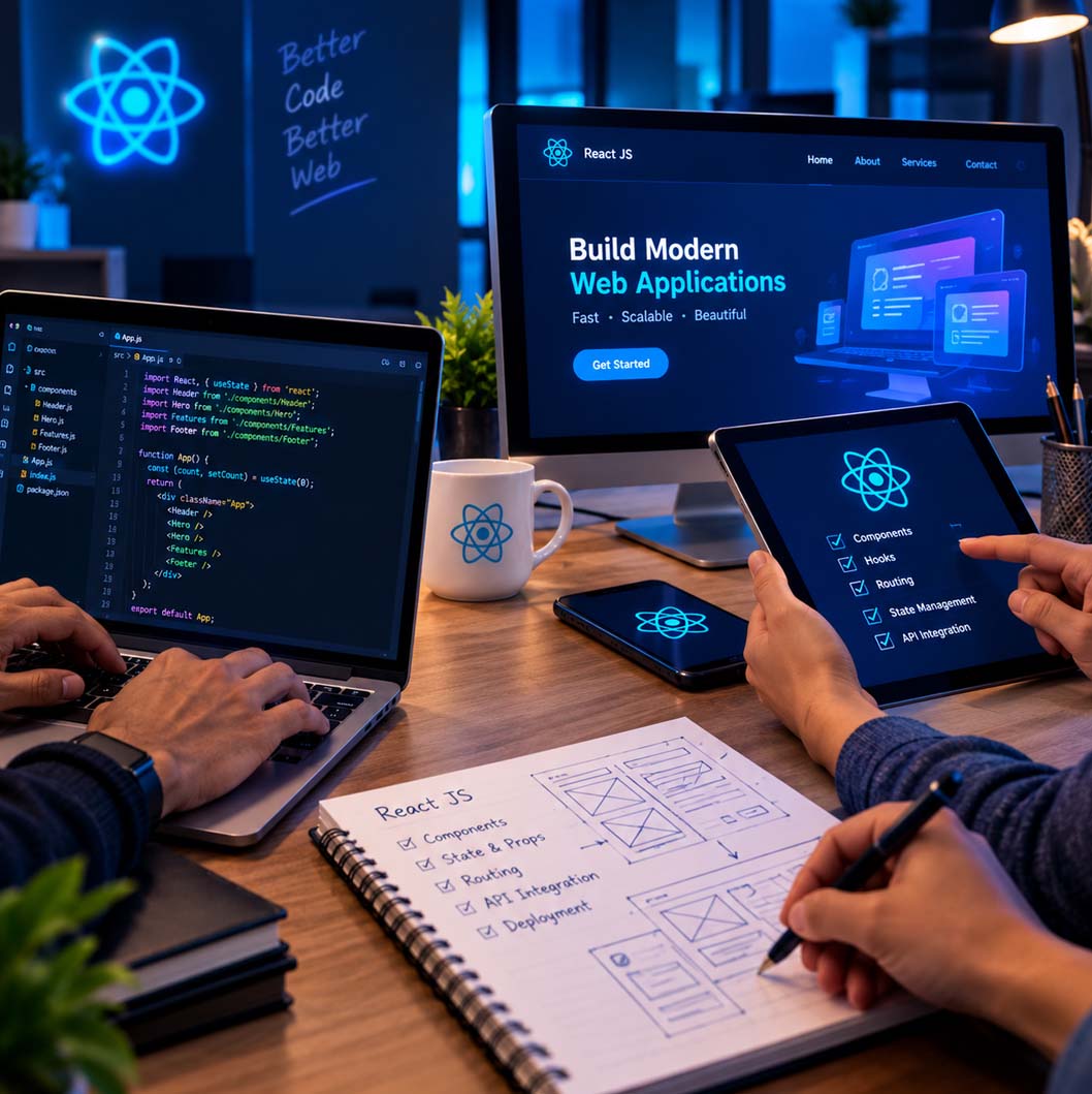 React JS Website Development for Business